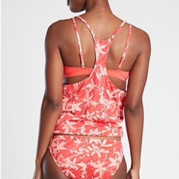𝅺athleta Seascape Blousy Printed Tankini Top 32B/C NWT - Picture 2 of 6